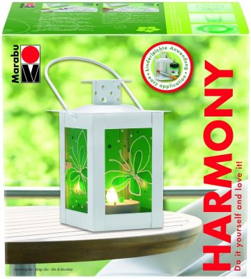 Set Harmony Farol P/Decorar + Instructivo + Pincel + 3 Glass de Colores + Pasta Relieve1