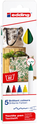 Marcador Textil, Marca Edding, Modelo E-4600/5 Surtido