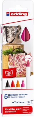 Marcador Textil, Marca Edding, Modelo E-4600/5 Surtido