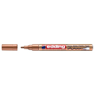 Marcador Óleo Permanente Edding E-751 Cobre