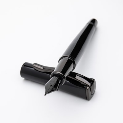 Pluma Monteverde Impressa Black w/ Gunmeta Trim - M1