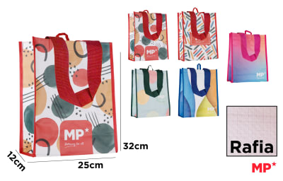 Bolsa De Rafia Pequeña 25 X 32 X 12 Cm1