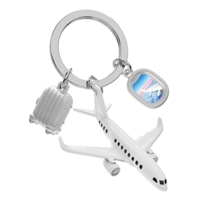 Llavero Metalmorphose Amante de Viajes Avión1