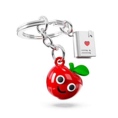 Llavero Metalmorphose Profe Manzana y Libro1