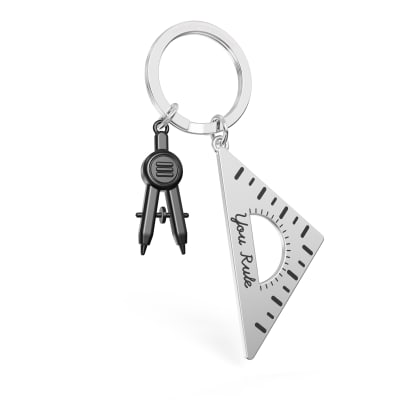 Llavero Metalmorphose Profe Regla1