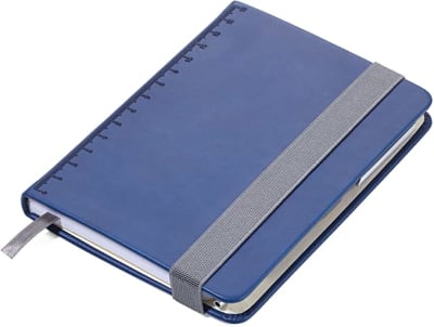 Bloc de notas Troika DIN A6 incl. Bolígrafo mina negra, con campo de dirección, calendario bienal1