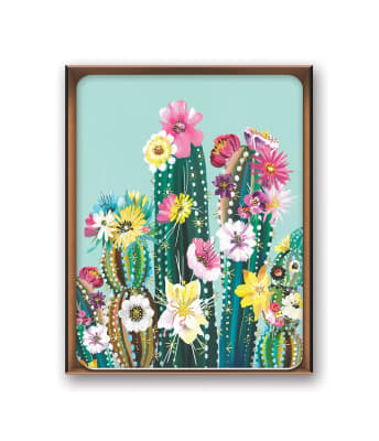 Caja Tarjetas con Sobres Cactus Coloridos1