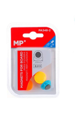 Set de Imanes 8und Circulares, Color Fluor Madrid Papel1