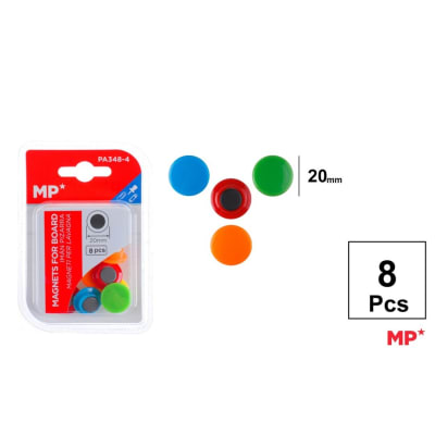 Set 08 Unidades Imanes Circulares 20mm1