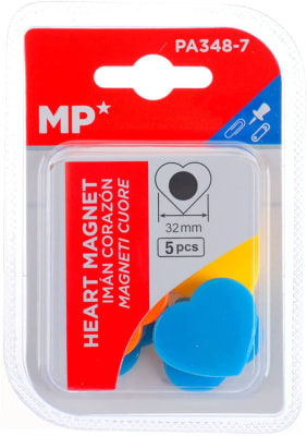 Imanes para Pizarras Magnéticas Forma Corazón - Madrid Papel 1