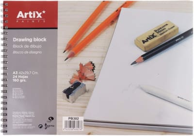 Croquera De Dibujo. 24 Hojas Tamaño A3 Marca Artix 1