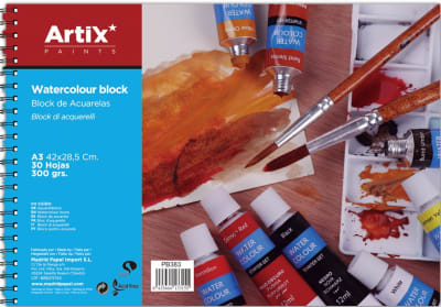 Croquera Acuarela 42 x 28, 30 hjs, 300 Gms A3 (MP)1