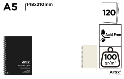 Cuadernillo Artista Premium 100g  A5 120 Hojas (MP)1