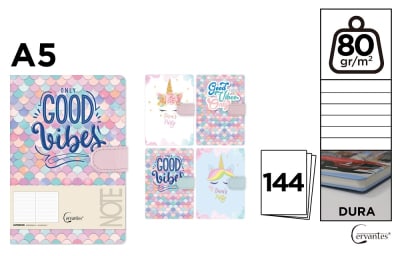 Cuaderno De Notas Diseños (27) 13.4 X 19 Cm (MP)1