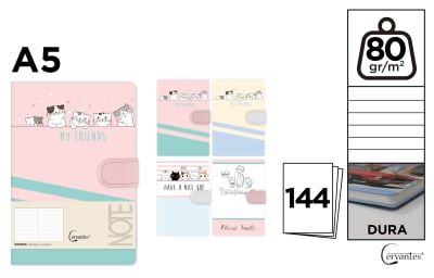 Cuaderno De Notas Diseños (32) 13.4 X 19 Cm (MP)1