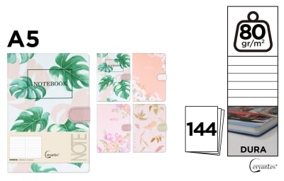 Cuaderno De Notas Diseños (36) 13.4*19Cm (MP)1