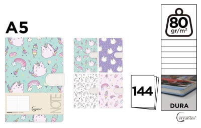 Cuaderno De Notas Diseños (44) 13.4 X 19 Cm (MP)1