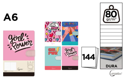 Cuaderno De Notas Diseños (25) 9.7 X 14.4 Cm (MP)1