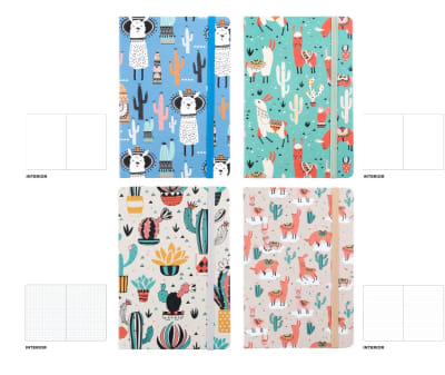 Cuaderno De Notas A5 Forrado T/D Diseño Yama (MP)1