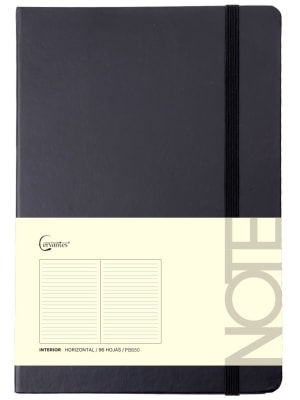 Cuaderno De Notas Cervantes A5 C/Lineas Forrado Tapa Dura1