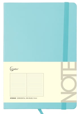 Cuaderno P/Nota A5  x 96 Hjs Azul Pastel - Madrid Papel1