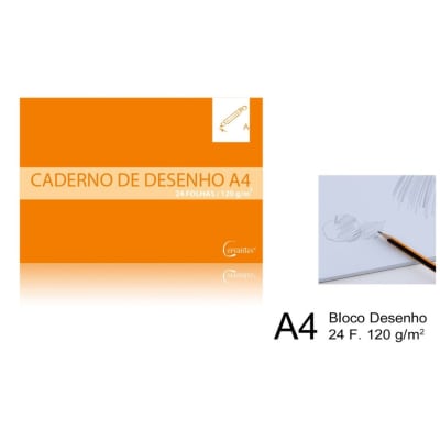 CUADERNO DESENHO A4 120GRS LISO1