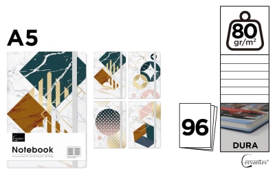 Cuaderno De Notas Tapa Forrada A5 (31)1