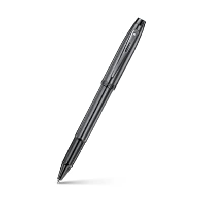 ROLLERBALL SHEAFFER 100 GRIS OSCURO PVD NEGRO METALICO1
