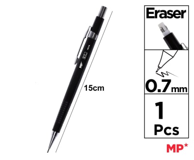 Portaminas Metálico 0.7Mm Negro1