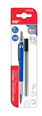 Portamina Metal Marca Madrid Papel 2.0mm + Recambio Minas HB 1