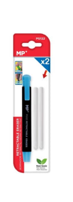 Portagoma De Borrar Retractil + 2 Recambios - Madrid Papel 1