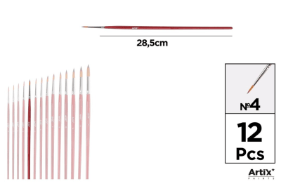 Pincel Sintetico Punta Redonda N°  4#1
