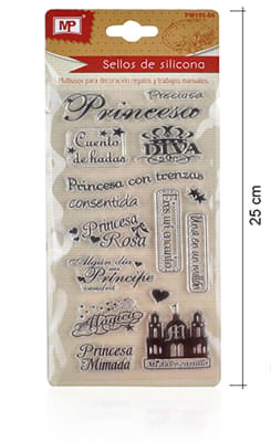 Set De Timbres De Silicona P/Scrapbooking #66 Princesasdo1