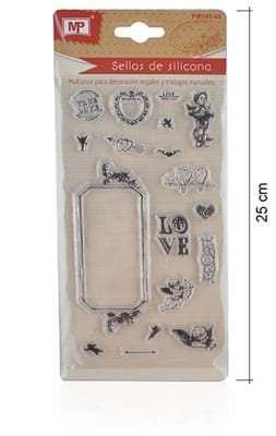 Set De Timbres De Silicona P/Scrapbooking #68 Cupido1
