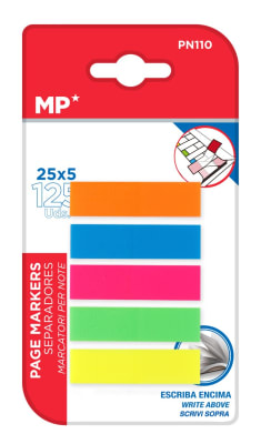 Blister De Posit Flourescentes 5x25Uds /45x12mmdo1