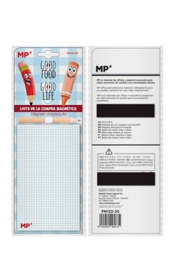 Block De Notas Magnético Diseño Lapices Marca Madrid Papel1