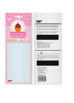 Block De Notas Magnético diseño Cupcake Marca Madrid Papel 1