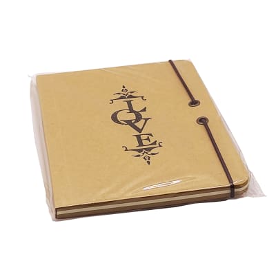 Block De Notas C/Elastico Diseño Amor 60Hjs 140X100mm/70Grdo1