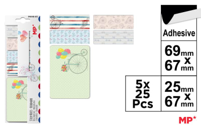 Set De Notas Adhesivas Diseño Mandalas  67x23mm1