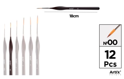 Pincel Ergonómico Redondo N° 001