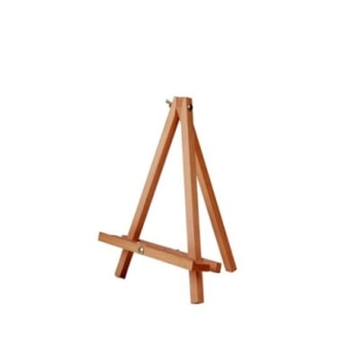 Atril Mini Tripode medida 24X20X30CM Marca Artix Color Cafe 1