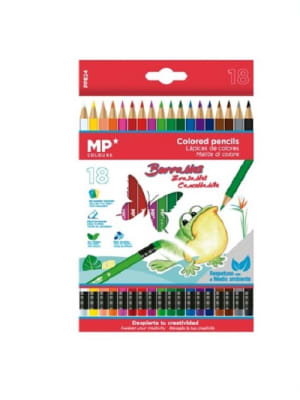 Lápiz De Color Borrables 18 Und Marca Madrid Papel1