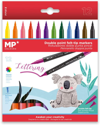 Set de Plumones Dual Brush Lettering 12Und - Madrid Papel 1