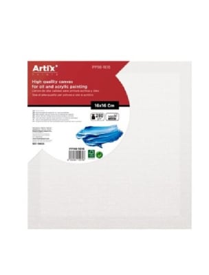 Bastidor Para Oleo Y Acrílico 16x16x1.5cm 280G/m Marca Artix1