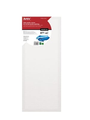 Bastidor de Oleo Y Acrílico 20x50x 1.5cm 280G/m2 Marca Artix1
