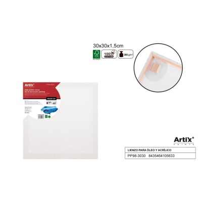 BASTIDOR 30X30X1.5 CM 280G/m21