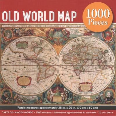 Puzzle 1000 Pzs. Old World Map1