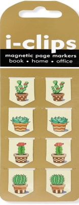 Marcapáginas Clip Magnético Suculentas Separador Para Libros1