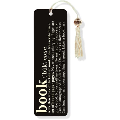 Marcapáginas con Adorno Negro Book marca Peter Pauper Press1