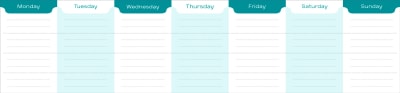 Planner Semanal de Escritorio Horizontal1